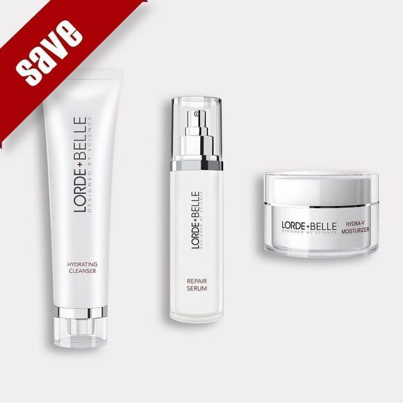 🌟HP🌟NIB Lorde + Belle 3-Step CC Skincare Regimen Trio 3-Pc Boxed Set MSRP $199 - Picture 3 of 14